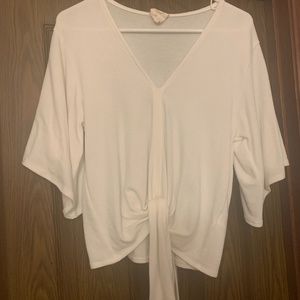 Francesca's Tie Front Top